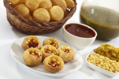 Panipuri, Golgappe, sohbet öğesini