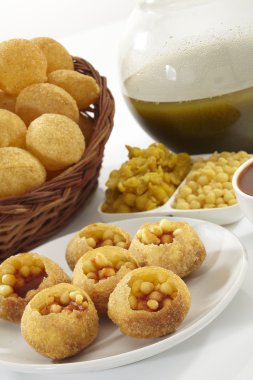 Panipuri, Golgappe, sohbet öğesini