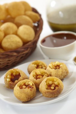 Panipuri, Golgappe, sohbet öğesini