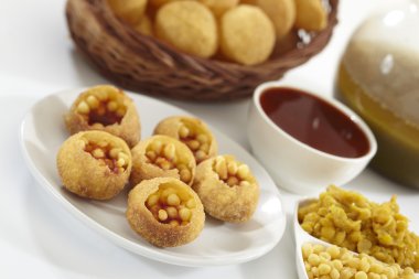 Panipuri, Golgappe, sohbet öğesini