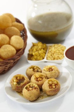 Panipuri, Golgappe, sohbet öğesini