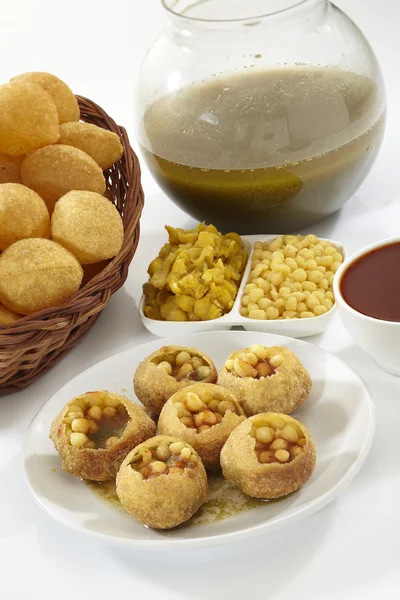 Panipuri, Golgappe, sohbet öğesini