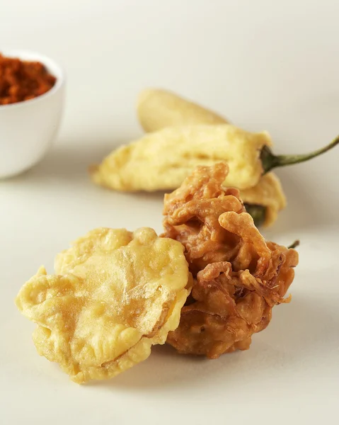 Mezclar Pakoras vegetales — Foto de Stock