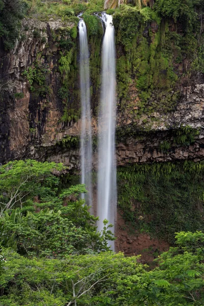 Chamarel waterfalls in Mauritius — Stock Photo, Image