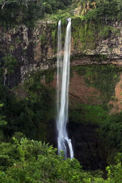 Chamarel waterfalls in Mauritius — Stock Photo, Image