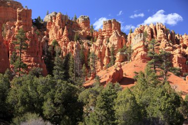 Güzel kaya oluşumları at Bryce Canyon