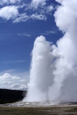 Yellowstone Ulusal Parkı 'nda Gayzer