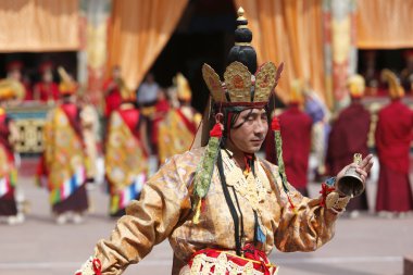 Budist festival Rumtek Manastırı