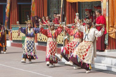 Budist festival Rumtek Manastırı
