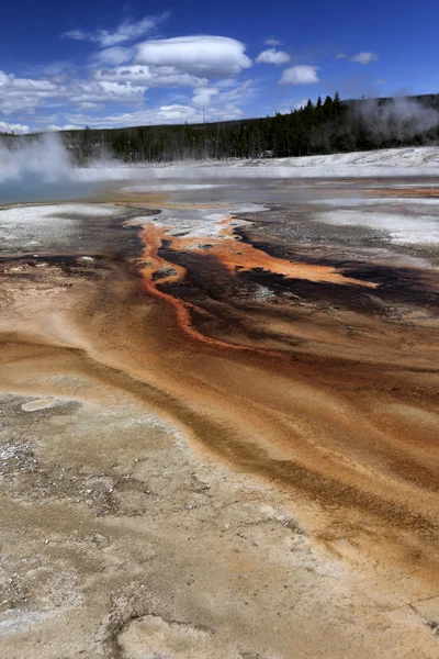 Geyser au parc national Yellowstone — Photo