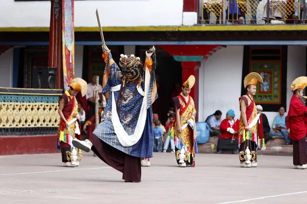 Buddhistisches Fest im Kloster Rumtek — Stockfoto