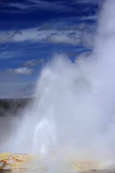 Geyser al Parco Nazionale di Yellowstone — Foto Stock