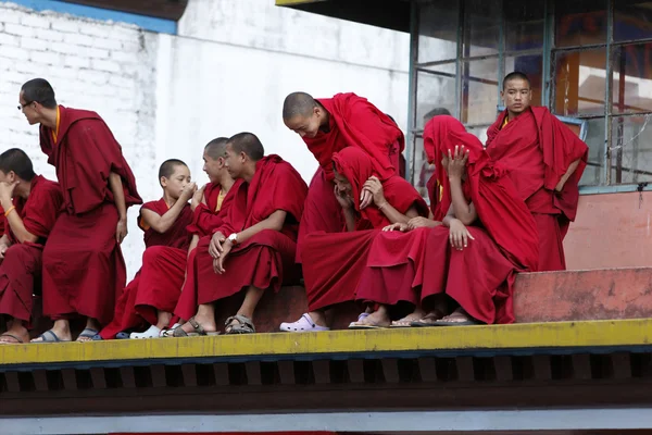 Buddhist festival at Rumtek Monastery — Stock Photo, Image