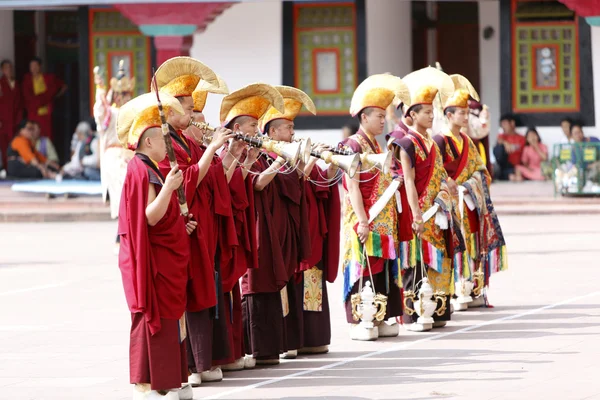 Buddhistisches Fest im Kloster Rumtek — Stockfoto