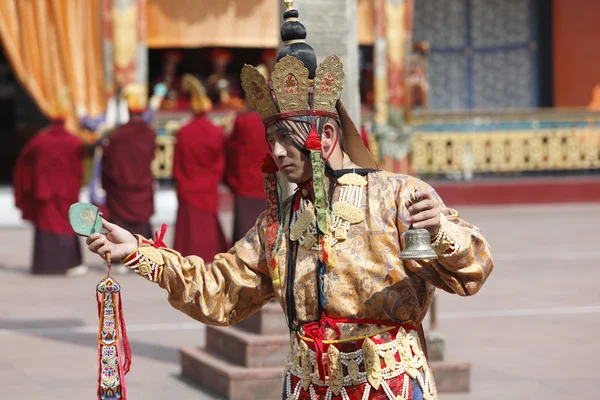 在隆德寺佛教节日 — 图库照片