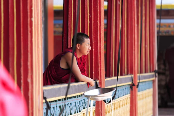 Buddhist Monk student — Stock Photo, Image