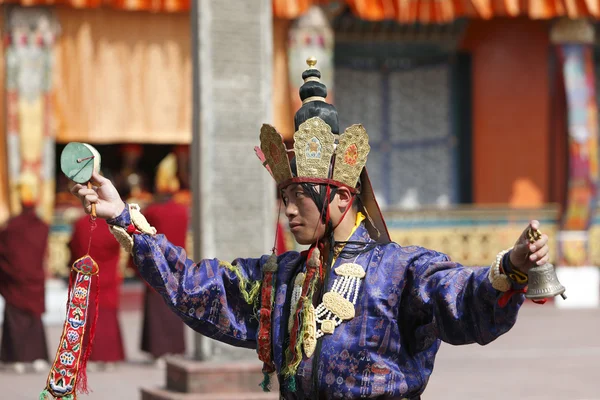 Buddhist festival at Rumtek Monastery — Stock Photo, Image