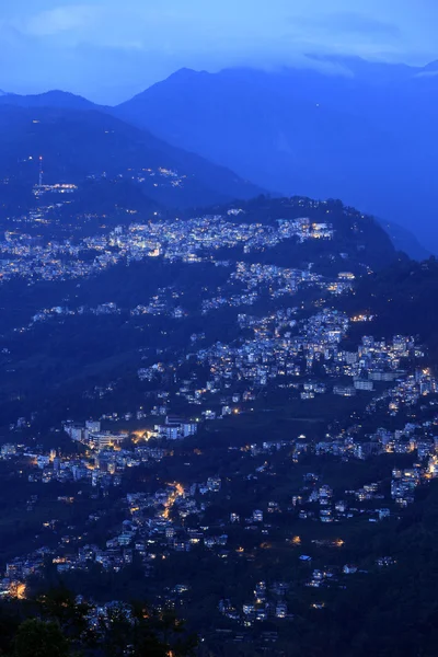 Gangtok stadsutsikt, Indien — Stockfoto