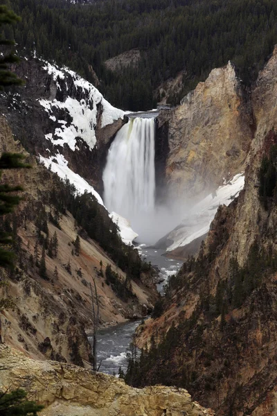 Waterfall at artist point — Stock Photo, Image