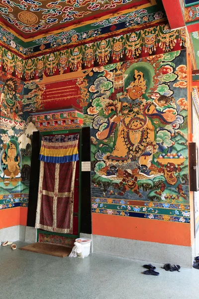 Kloster rumtek gompa, Indien Stockbild