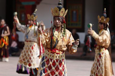 Budist festival Rumtek Manastırı