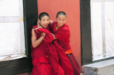 Budist rahip öğrencileri