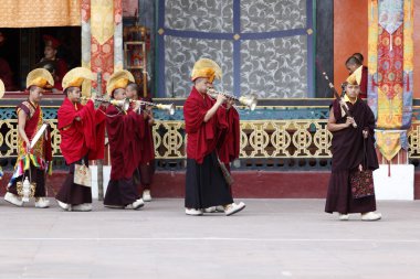 Budist festival Rumtek Manastırı