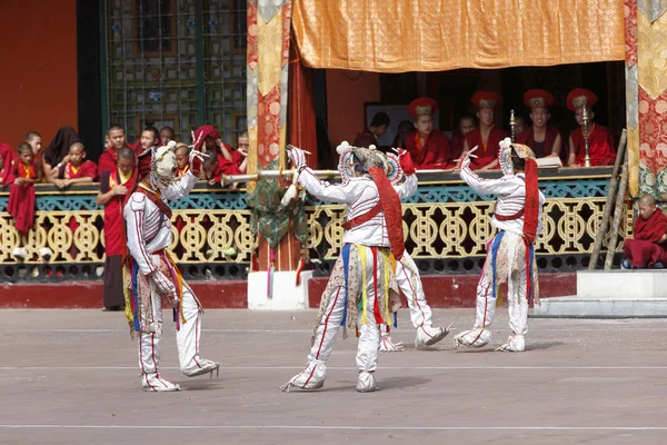 Festival buddista al Monastero di Rumtek — Foto Stock