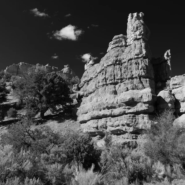 Hermosas formaciones rocosas en Bryce Canyon — Foto de Stock