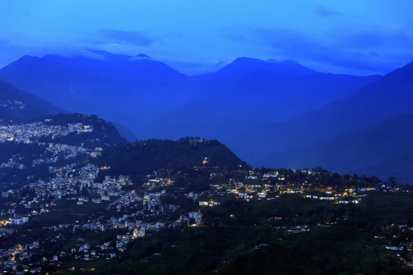 Gangtok stadsutsikt, Indien — Stockfoto