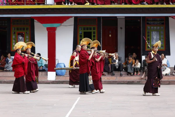 Festival budista en el Monasterio Rumtek — Foto de Stock