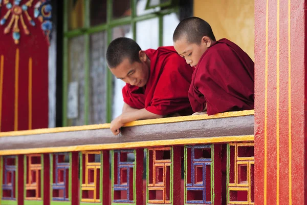 Buddhist Monk students — Stock Photo, Image