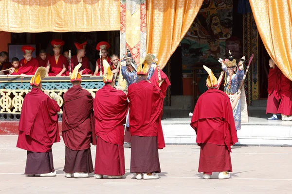 Buddhistický festival na klášter Rumtek — Stock fotografie