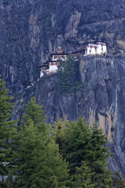 Taktshang Goemba (Tigers Nest Monastery), Bhutan, Circa MAY 2015 clipart