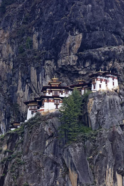 Taktshang goemba (Tigernest-Kloster), bhutan, ca. Mai 2015 lizenzfreie Stockfotos