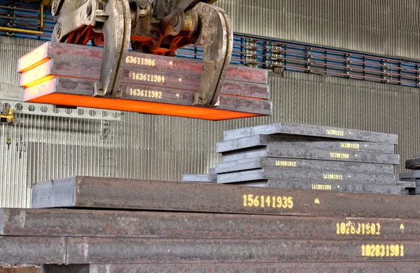 Industrielager für Metallurgie — Stockfoto