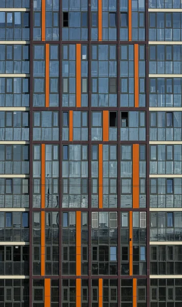Facade Multi Storey Building Glazed Wall Skyscraper Windows — Zdjęcie stockowe