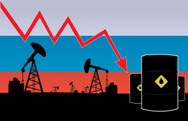 Rus petrol fiyat düşüşü illüstrasyon