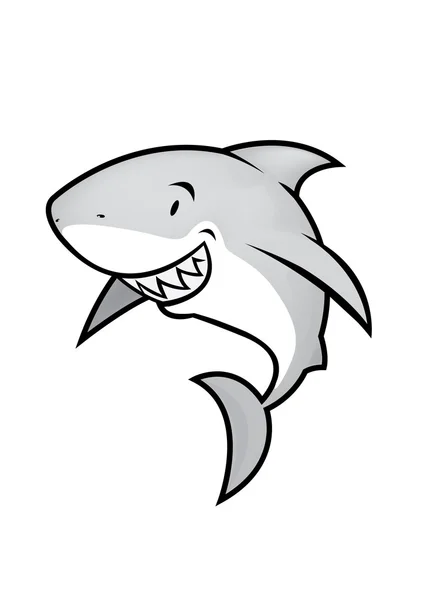 Great white shark — Stock Vector