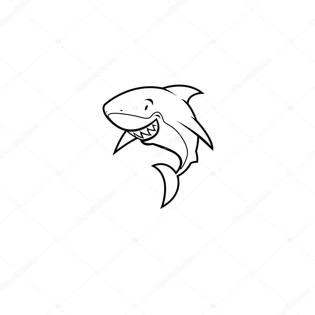 coloring book shark