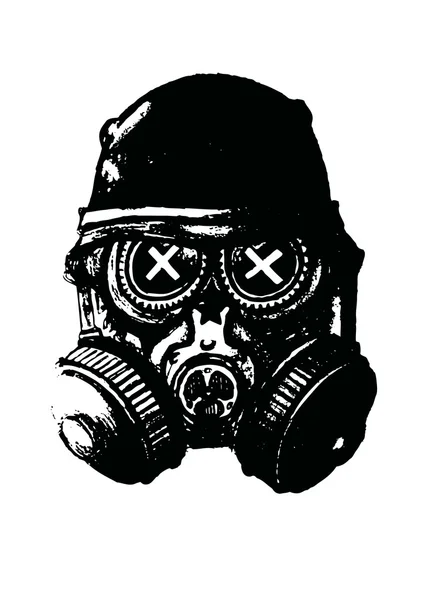 Gas mask skull Stock Vector
