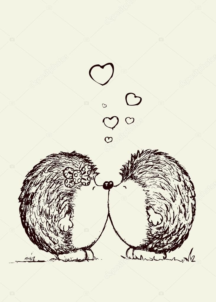 Hedgehogs in love