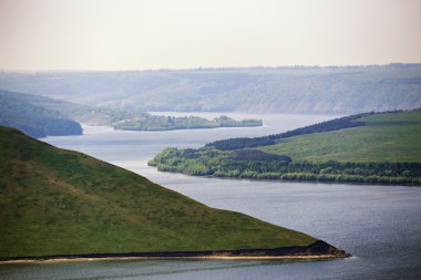 Büyük Nehri tepelerde. Dinyester, Ukrayna
