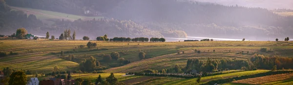 Autumn in south Poland. Autumn evening. September sunset  in Pol — Stock fotografie