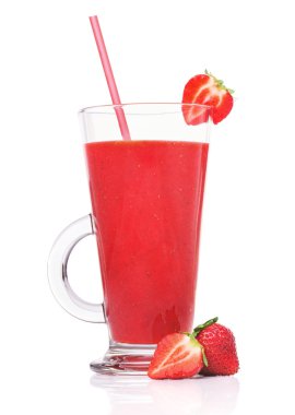 taze çilek smoothies