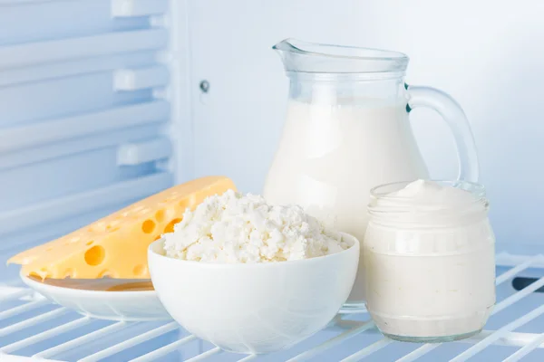 Здоровые молочные продукты — стоковое фото