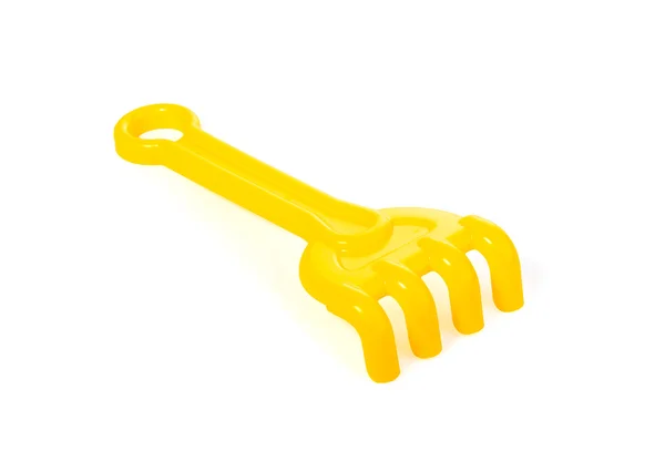 Children's toy rake — Stock Photo, Image