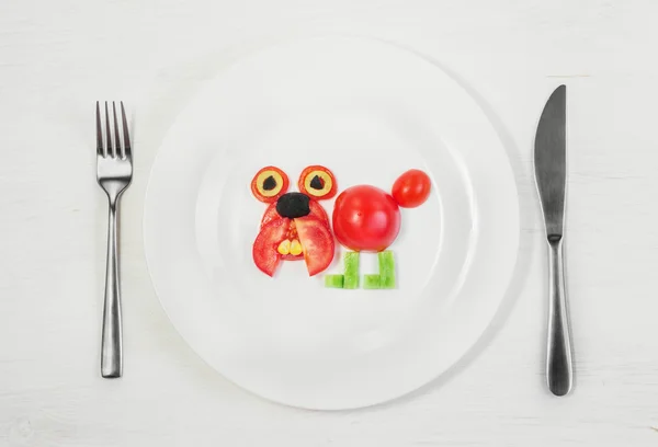 Bulldog of fresh tomatoes — 스톡 사진