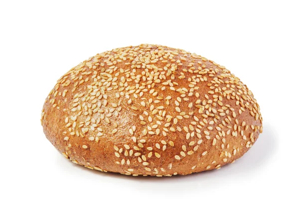 Hamburger Bun na bílém pozadí — Stock fotografie