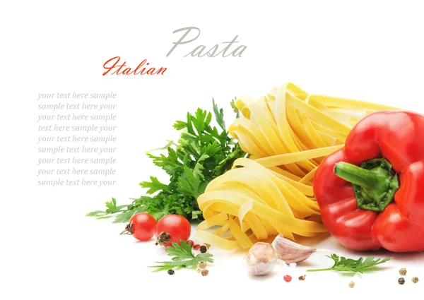 Ingredientes para cocinar pasta —  Fotos de Stock